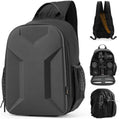 Camera Backpack Hardshell for Photography, 2 in1 Shockproof Camera Sling Bag, Waterproof Camera Case Crossbody with