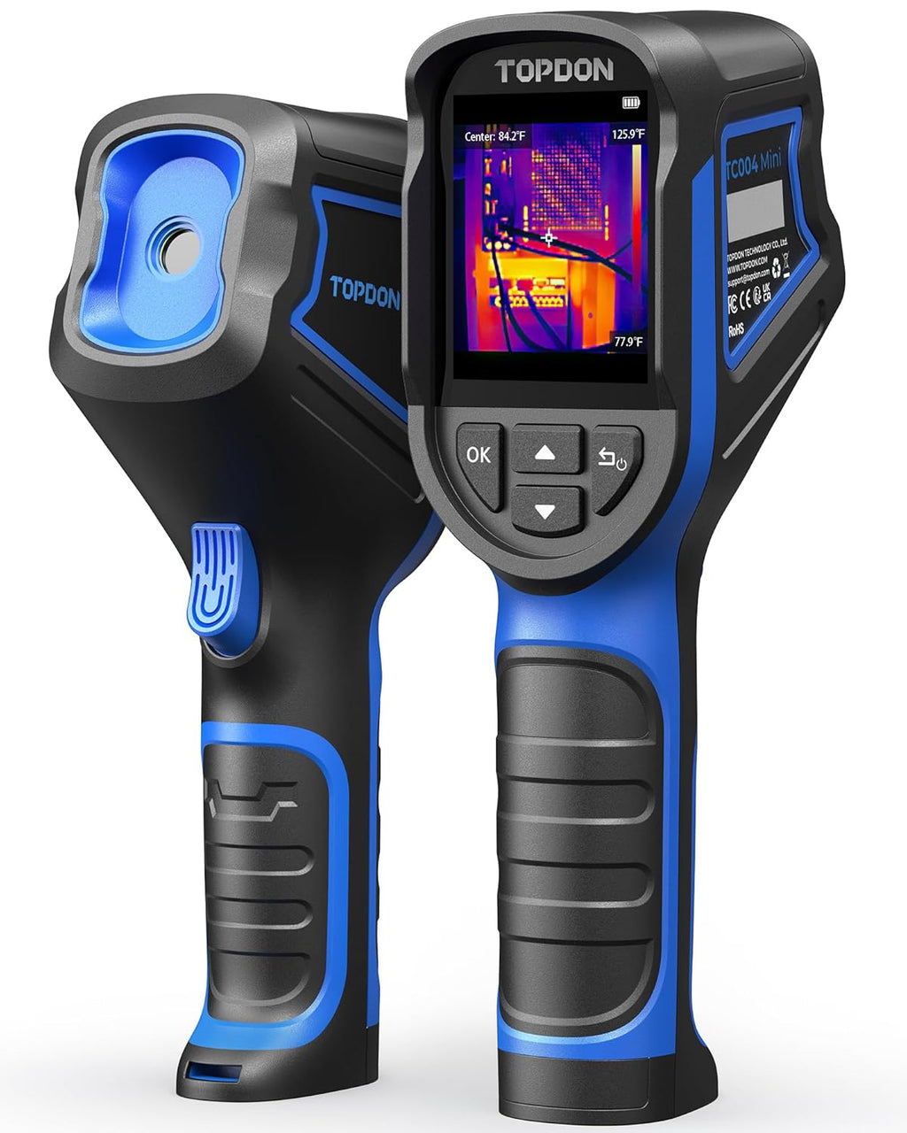 TC004 Mini Thermal Imaging Camera, 240 x 240 TISR Resolution