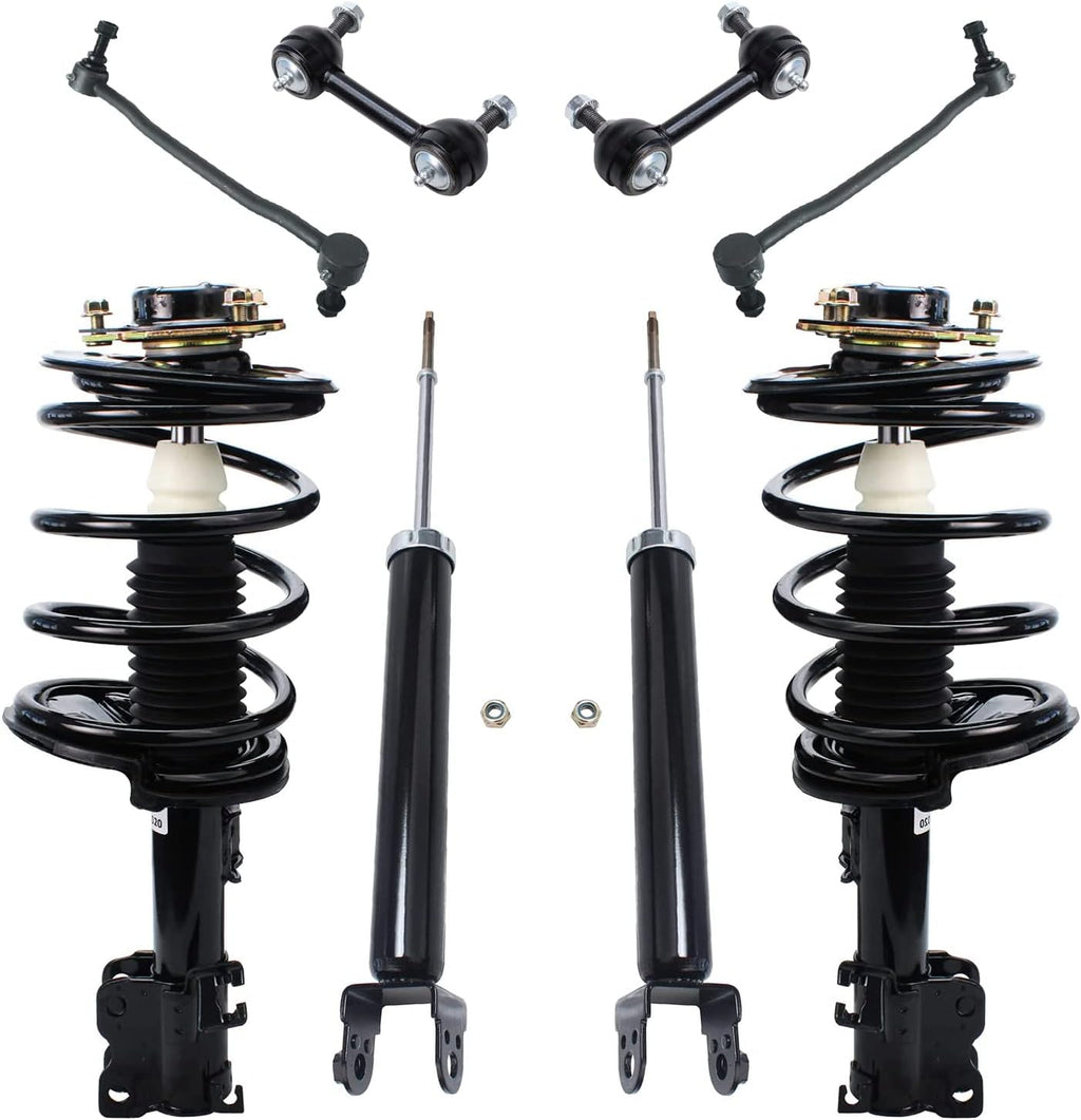 Detroit Axle - 8pc Struts Shocks Kit for 2.5L 2002-2006 Nissan Altima