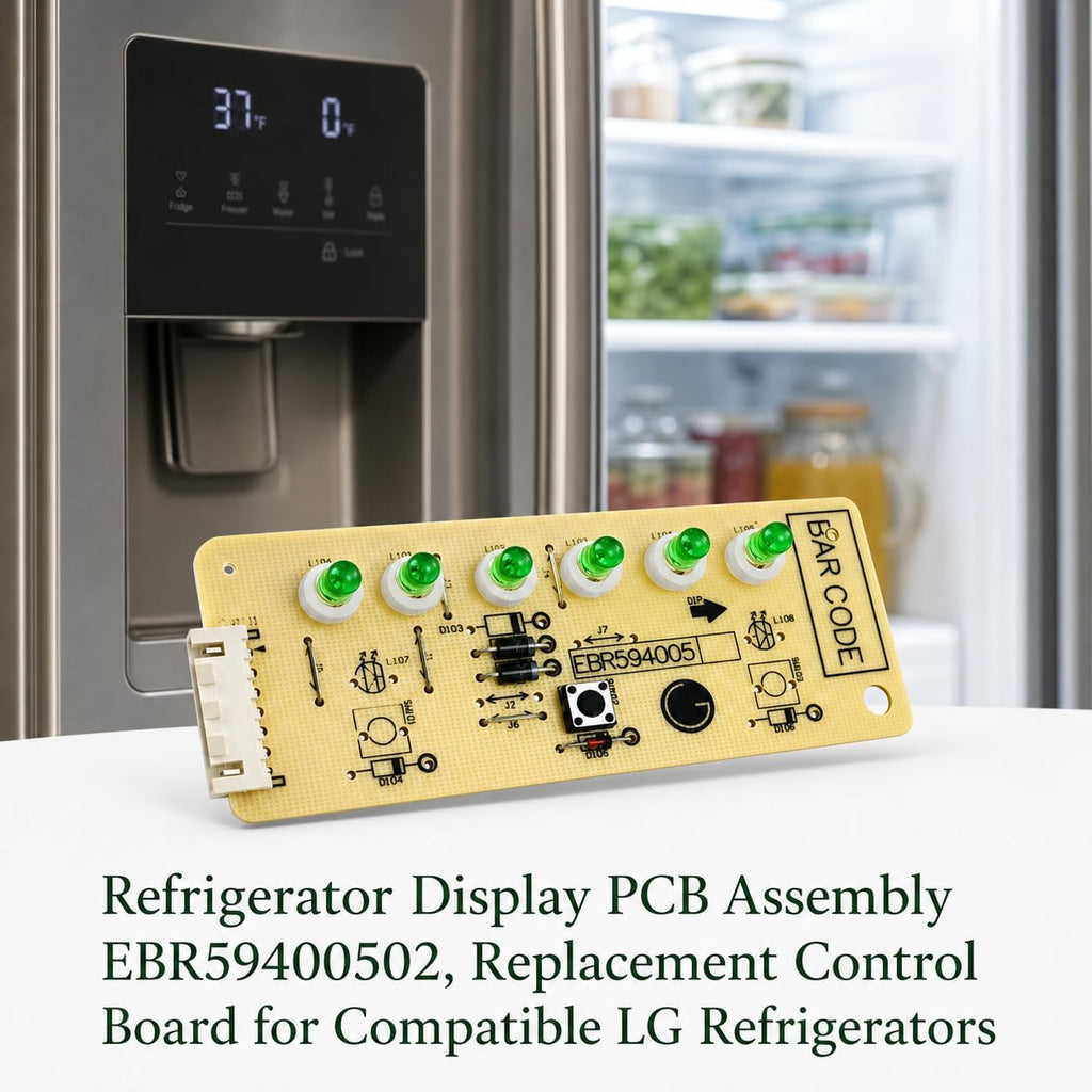 EBR59400502 Refrigerator Display PCB Assembly，Replacement Control Board for Compatible LG Refrigerators