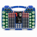 180 Battery Organizer Case with Tester, Double-Sided, Locking Lid, Blue