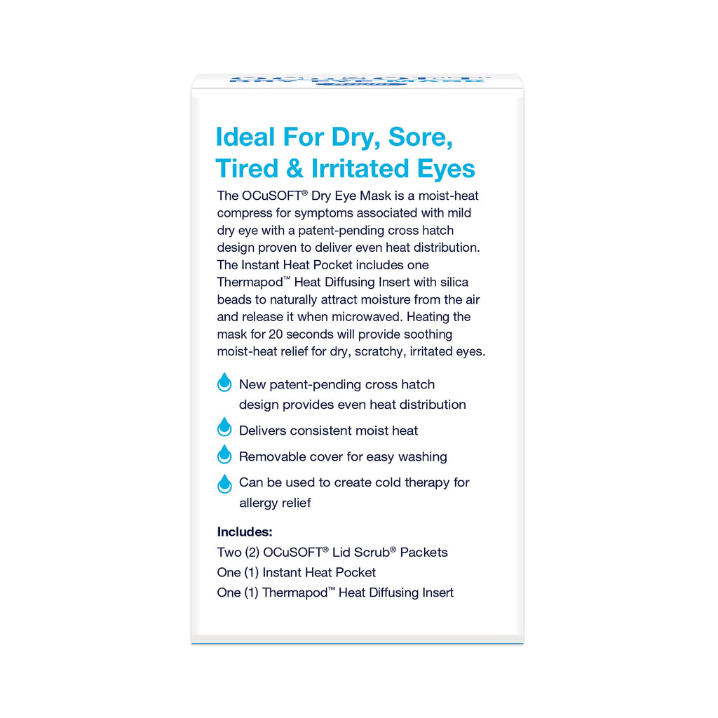 Dry Eye Mask Premium for Tired Eyes – 1 Instant Heat Diffusing Mask