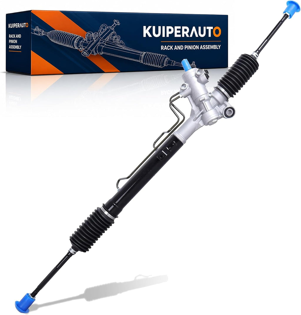 KUIPERAUTO Complete Power Steering Rack and Pinion Assembly Compatible for 2001-2003 Toyota Rav4 Replacement 44200-42120 4550349055 26-2612