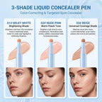 Dual-Effect Foundation Stick & Under Eye Concealer, Full Coverage for Spots