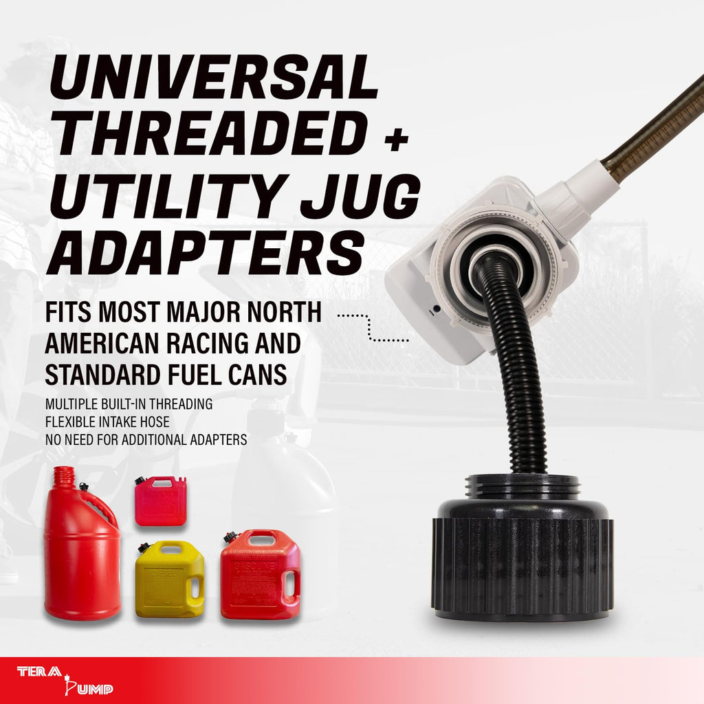TERA PUMP Portable Gas & Diesel Transfer Pump with Auto Shut-Off