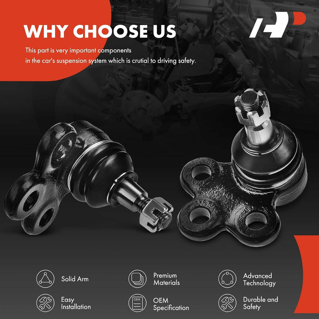 A-Premium Front Lower Ball Joint, Compatible with Chevy & Buick & Cadillac