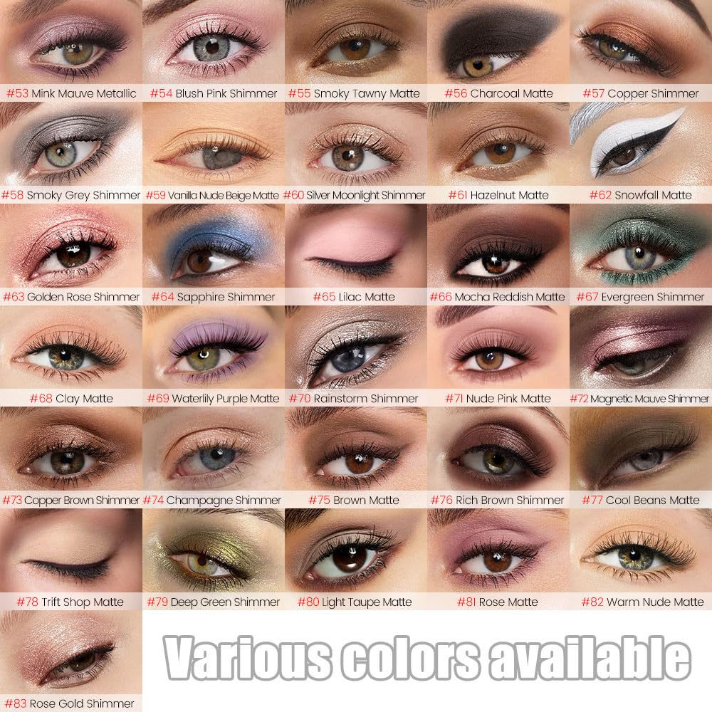 8Pcs Cream Eye Shadow Sticks Set, Matte Shimmer Eyeliner Pencil Eyeshadow Palette Makeup, Eye Highlighter Brightener