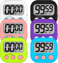 Digital Kitchen Timers, Classroom Timers for Kids Teachers, 6 Color