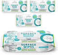 3 Pack Surface Cleaning Wipes with Bleach, All-Purpose Cleaner for Bathroom, Kitchen, Office, 216 Count Soft Flow