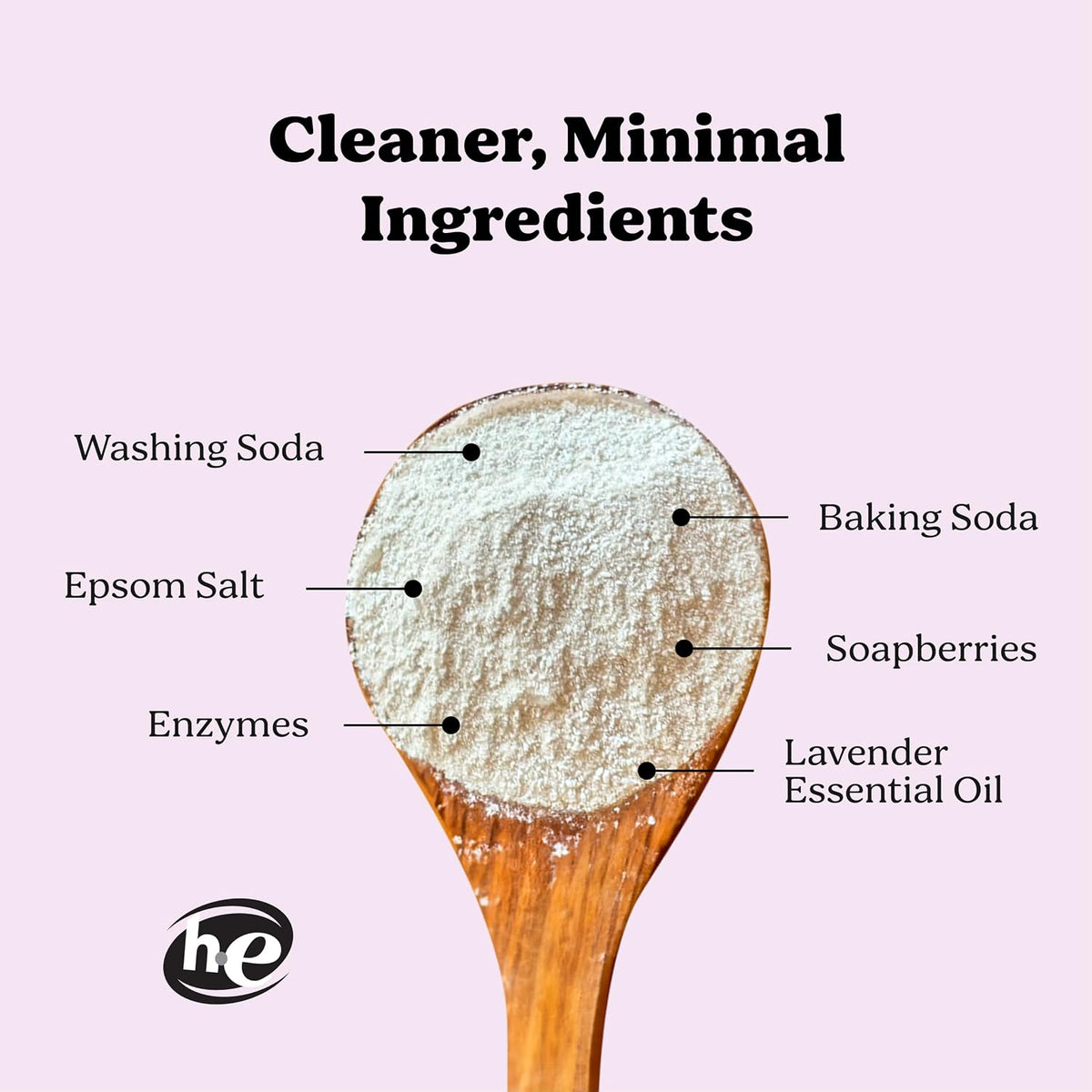 Laundry Detergent Powder Alternative | Cleaner Ingredients. No Harsh Preservatives. Stain + Smell Fighting. With