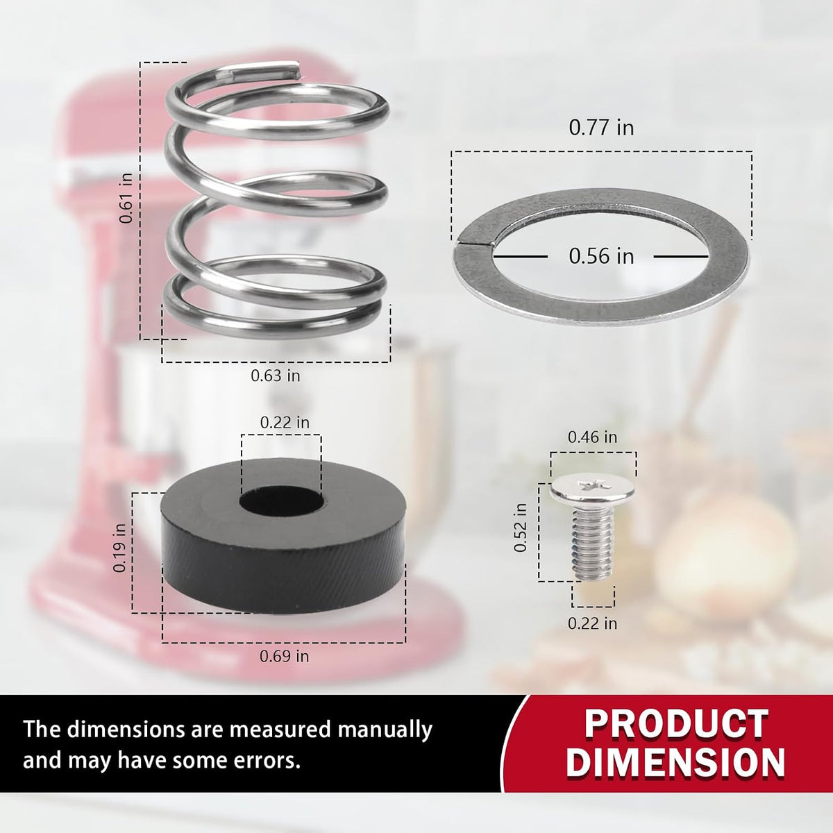 Spring and Washer Replacement for KitchenAid Mixers
