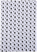20 Sheets Xmas Halloween Season Black Tissue Paper Wrapping Star Pattern