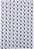 20 Sheets Xmas Halloween Season Black Tissue Paper Wrapping Star Pattern