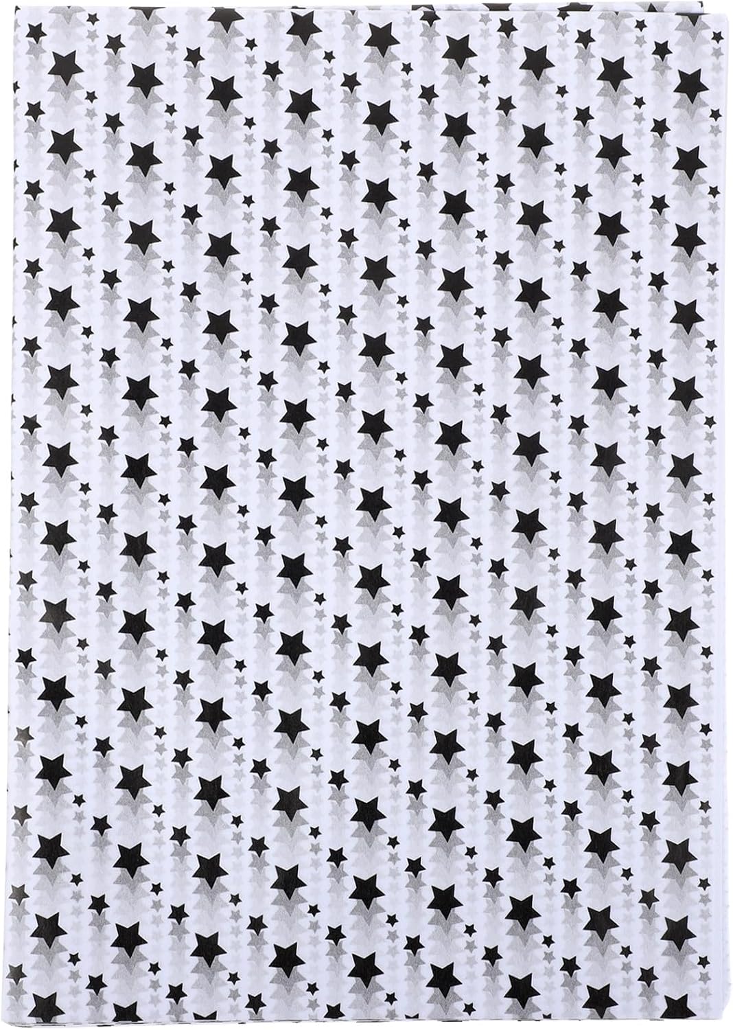 20 Sheets Xmas Halloween Season Black Tissue Paper Wrapping Star Pattern