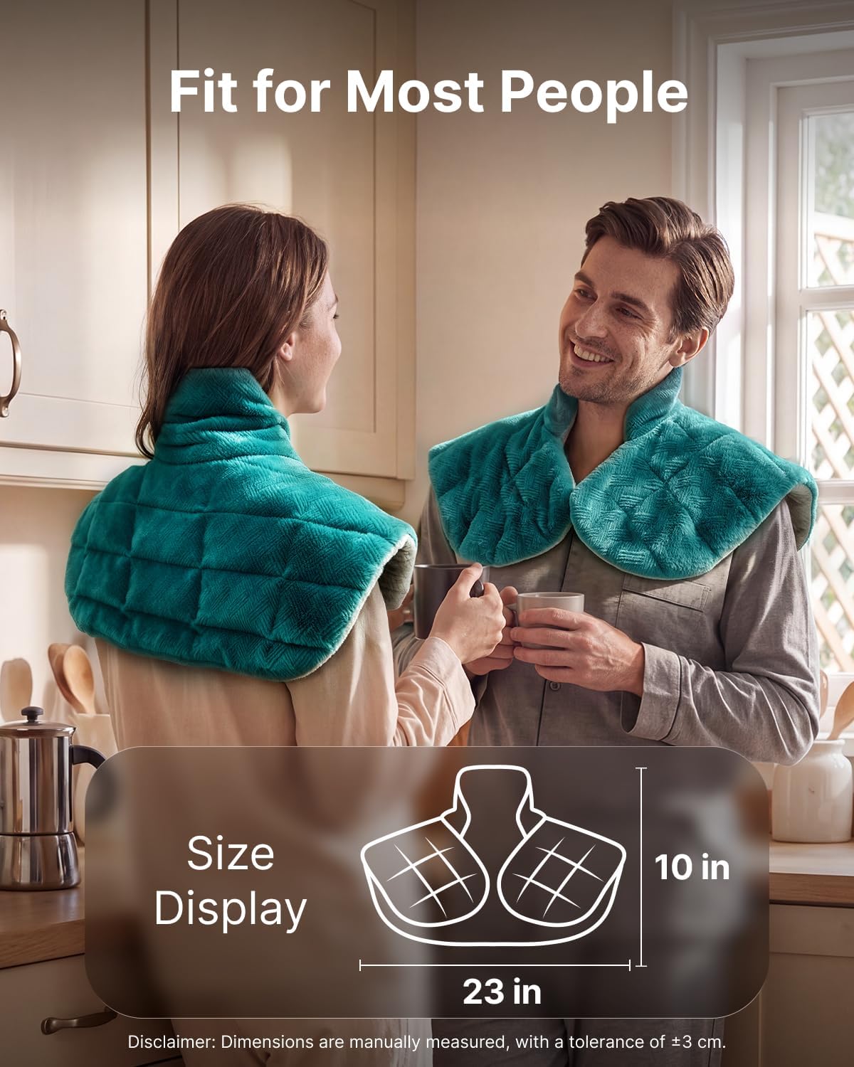 Graphene-Infused Heating Pad for Neck Shoulders Back, Christmas Gift