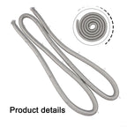 Oven Door Seal Gasket WB32K5039 Replacement For Range Models, 77.95 Inch Heat Resistant Material With 19 Mounting Clips Installation Kit, Compatible With Select Outdoor Cooking Appliances