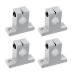 SING F LTD 4pcs SK12 Linear Shaft Support Bracket Mount 12mm CNC Linear Motion Ball Slide Units Rail Support Guide Shaft Bearing for 3D Printer Multi-axis Machine
