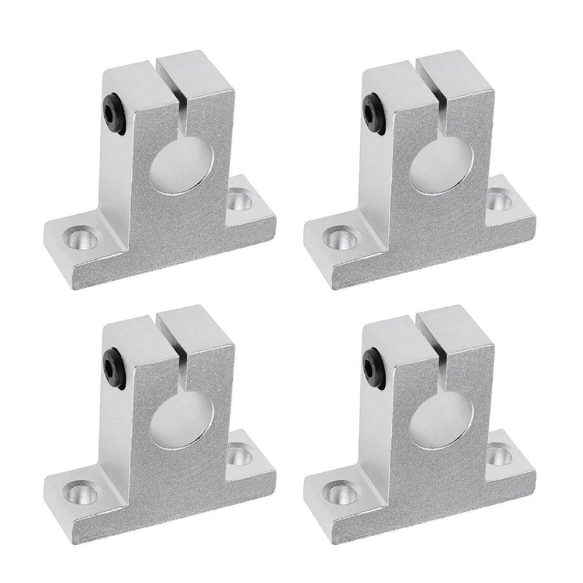 SING F LTD 4pcs SK12 Linear Shaft Support Bracket Mount 12mm CNC Linear Motion Ball Slide Units Rail Support Guide Shaft Bearing for 3D Printer Multi-axis Machine