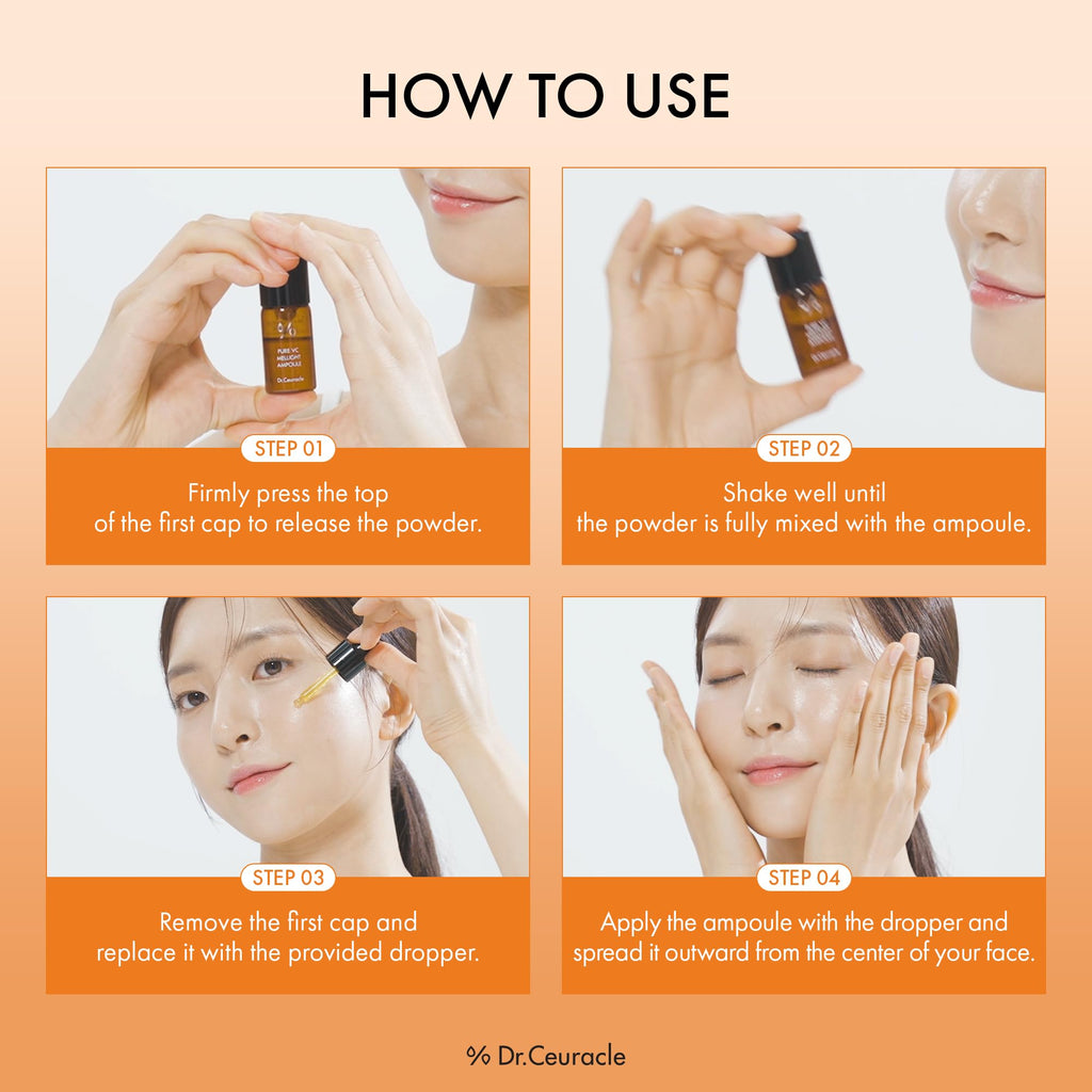 Pure Vitamin C Mellight Ampoule Set, 4 Week Program, 4 Counts
