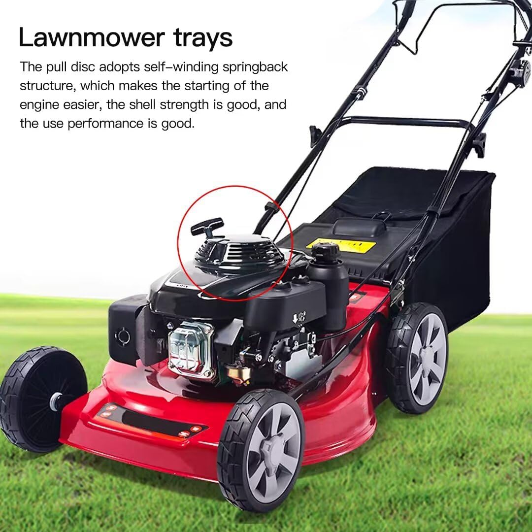 Recoil Pull Starter Assembly Compatible with Snapper 12A-A2BE707 Lawn Mowers 21" 140cc Engine(Black),Compatible with Briggs & Stratton 08P502 093J02 09P602 09P702 Engines