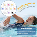 200 Pairs Reusable Silicone Ear Plugs for Sleeping Noise Cancelling