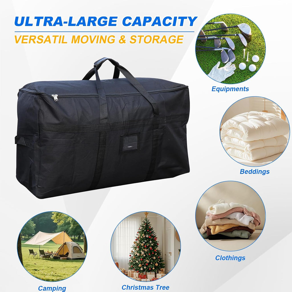 Christmas Tree Storage Bag 4 FT Heavy Duty Storage Tote | Waterproof Christmas tree storage bag (32×12×16in) Dual