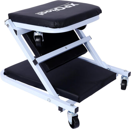 Mechanic Creeper, Creeper Seat, Steel Mechanic Stool, 2 in 1 Garage Creeper, 36 Inch Low Profile with 6 Casters