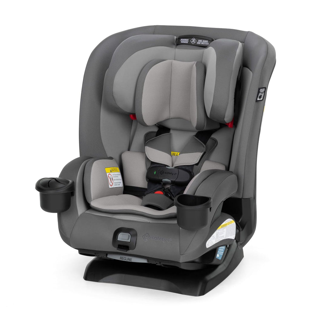 EverSlim 4-in-1 Convertible Car Seat, SecureTech Chest Clip, Ultra-Slim, 4-Mode Infant to Booster, Baby Car Seat