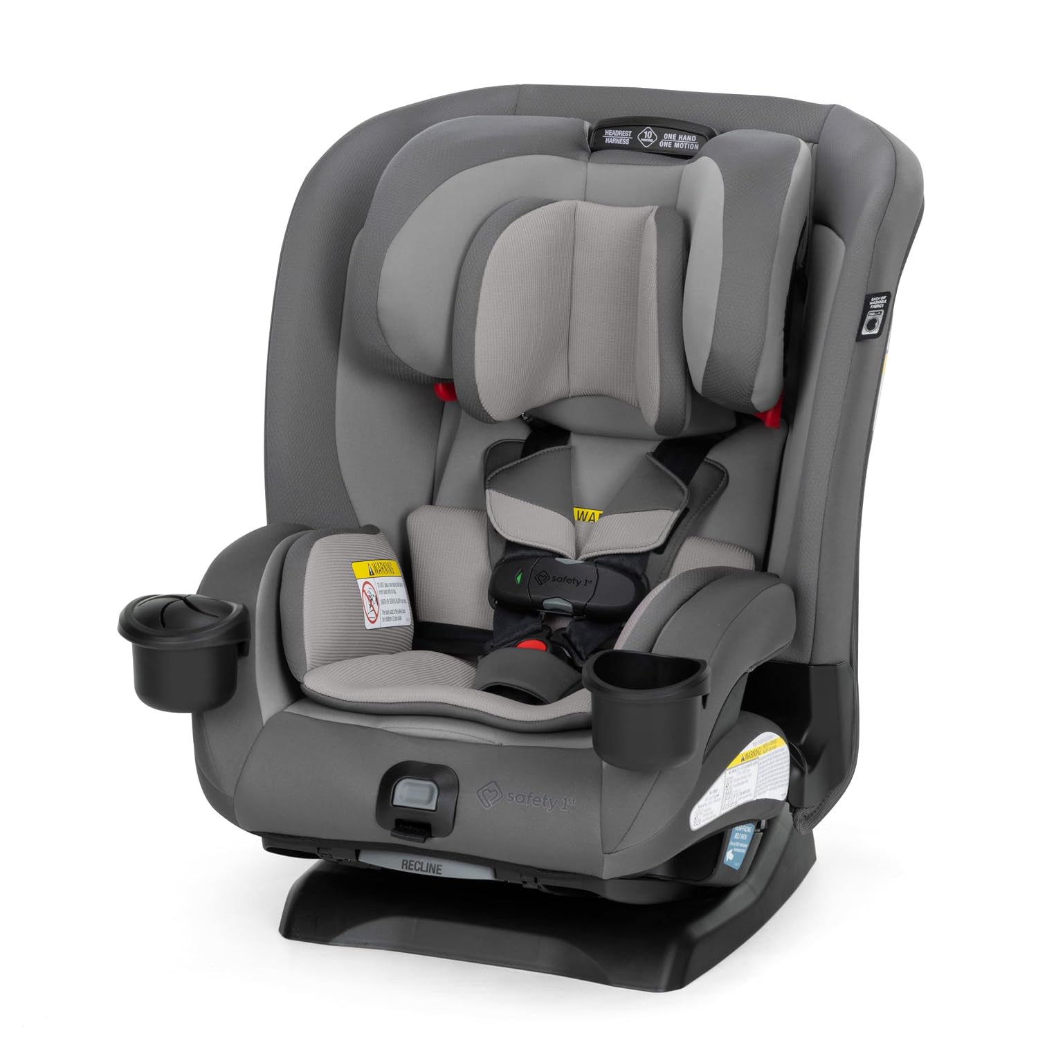 EverSlim 4-in-1 Convertible Car Seat, SecureTech Chest Clip, Ultra-Slim, 4-Mode Infant to Booster, Baby Car Seat