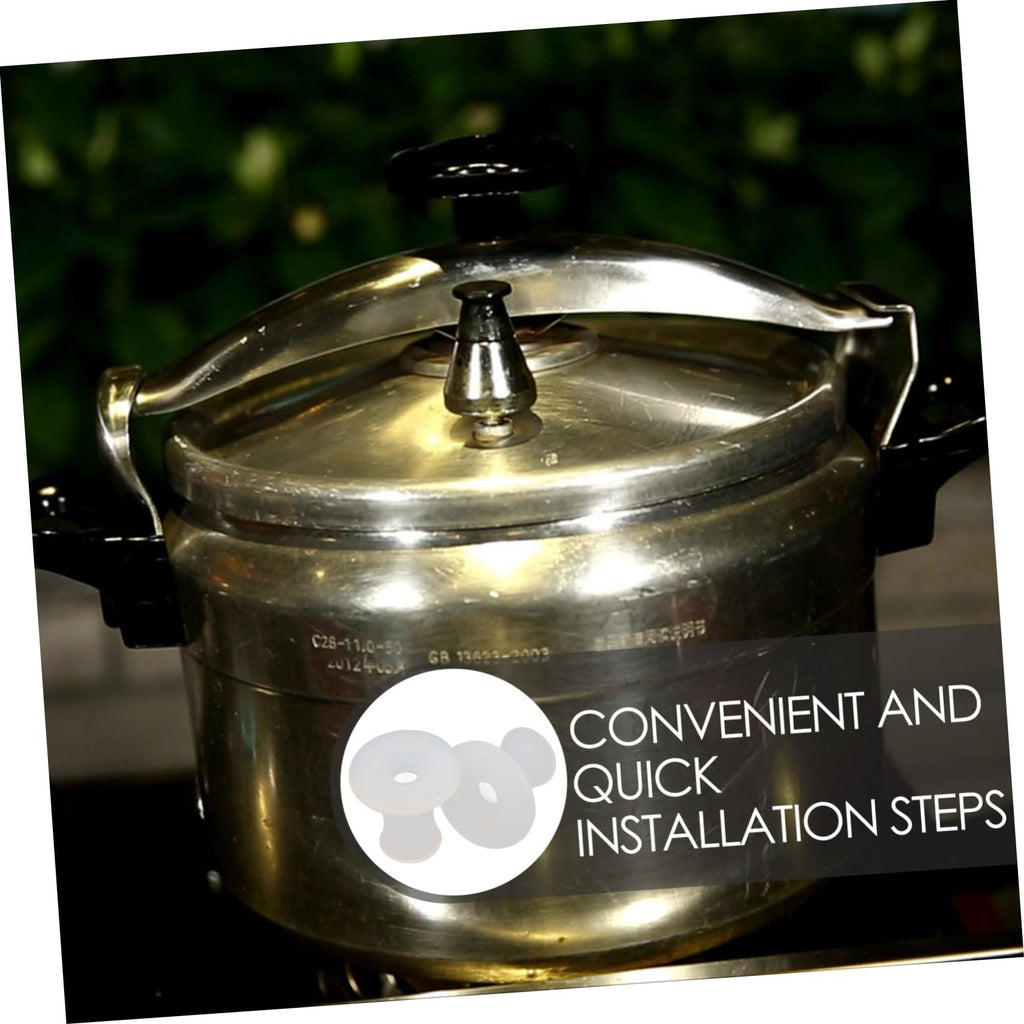 2pcs Rubber Pressure Cooker Inner Lid Sealing Ring Replacement