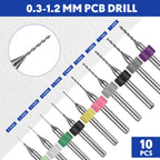 Mudder 36 Pcs Pin Vise Hand with Micro Drill Bits Set, Blue