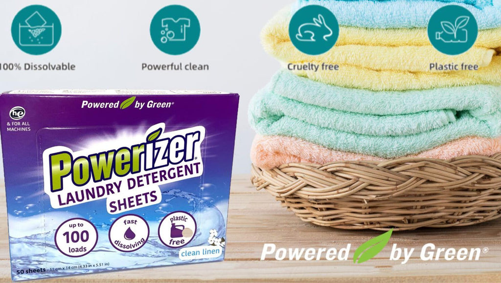 Laundry Detergent Sheets - 100 Loads Eco-Friendly No Plastic