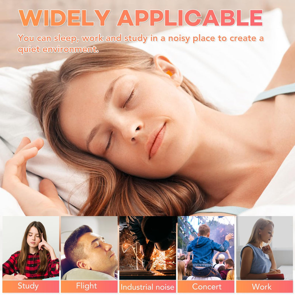 Ear Plugs, 500 Pairs Ear Plugs for Sleeping