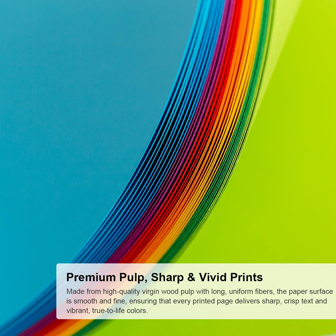 Colored Copy Paper - Colored Print Paper, 8.5" x 11", 20 lb, 500 Sheets