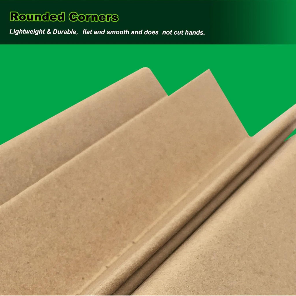 Pack Sustainable Board Edge Protector - Reinforced Pallet Protection Corners for Stabilizing Shipments, Prevents