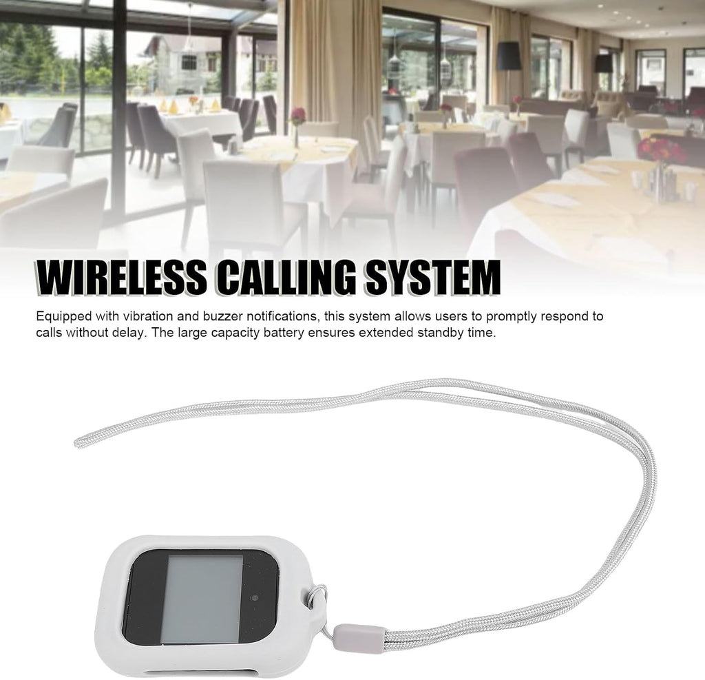 Wireless Calling System for Restaurant 500 Channels 10 Pagers