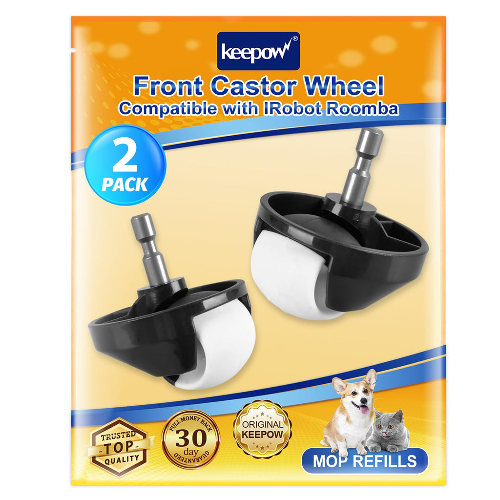 KEEPOW Front Wheel Compatible with Robot Roomba 500-900 e/i/j Series