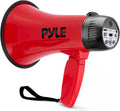 Rechargeable Bullhorn Megaphone with Voice Recording, AUX Input & Siren, USB-C Fast Charging, 1200-Yard Voice Range