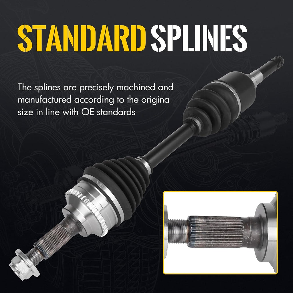 KUSATEC Front Left CV Axle Assembly for Ford Escape Mazda Tribute