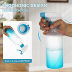12oz/350ml Plastic Spray Bottles 2 Pack, Adjustable Mist Stream