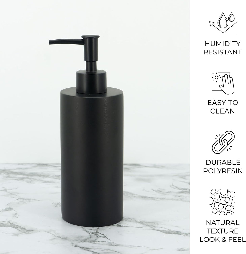 Bathroom Accessory Sets, 4 Pieces Bathroom Accessories Complete Set Vanity Countertop Accessory Set, Includes Lotion
