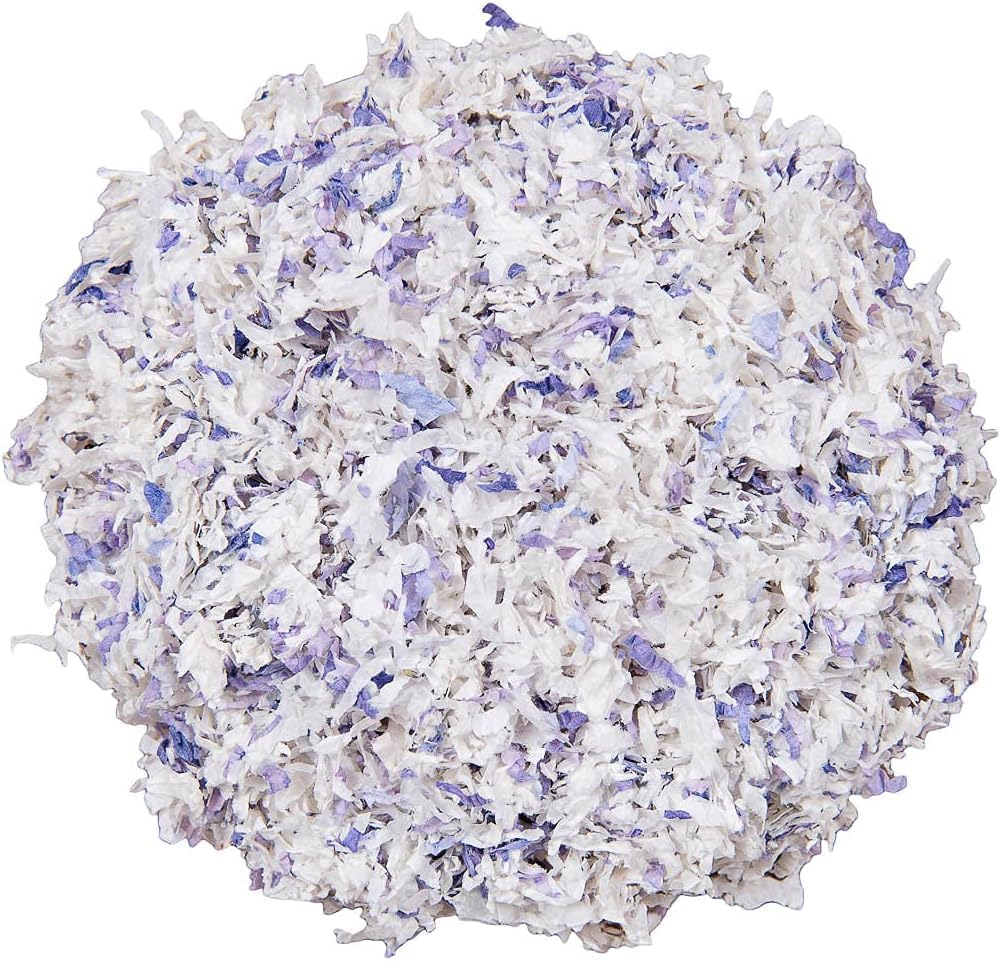 Lavender Paper Bedding, Odor Control, 56 L | With Real Lavender, Soft Absorbent Bedding, Made in USA