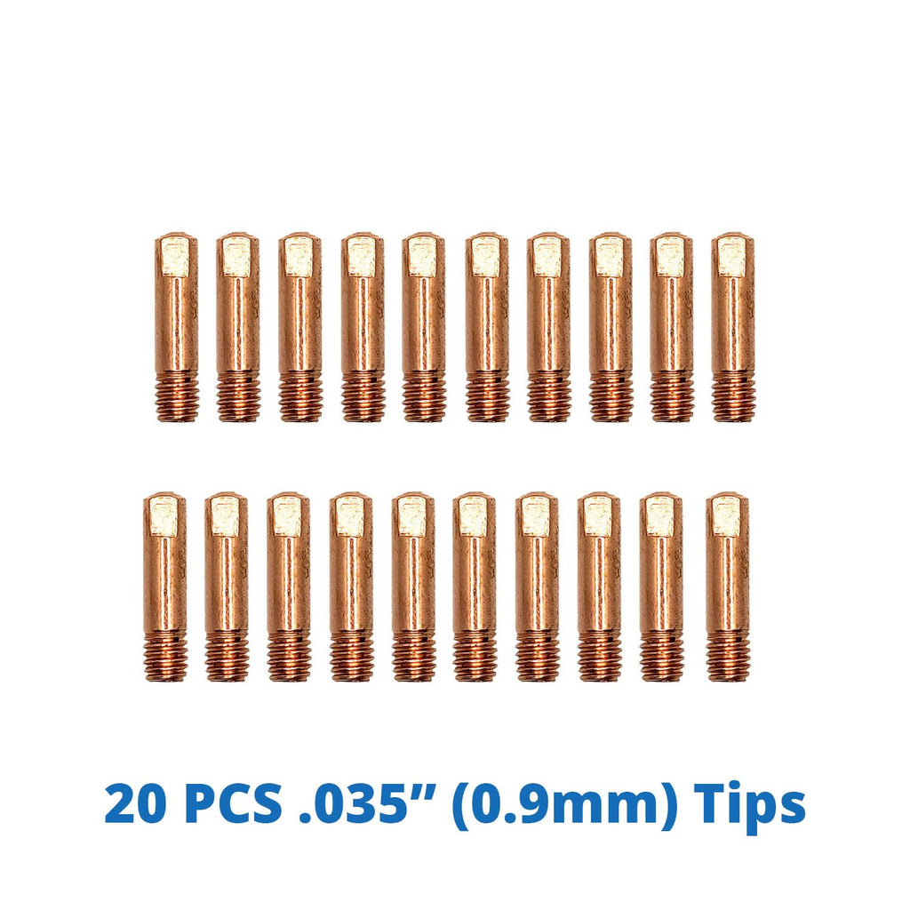 Allyearauto Flux Core Nozzle Tips .035", Compatible with Lincoln and More