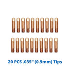 Allyearauto Flux Core Nozzle Tips .035", Compatible with Lincoln and More