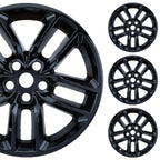 20" Gloss Black Wheel Skin Set Compatible with Dodge Durango GT, R/T