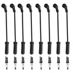 ROKMBO 41-962 Spark Plug 8PCS, 9748HH Spark Plugs Wires 8PCS
