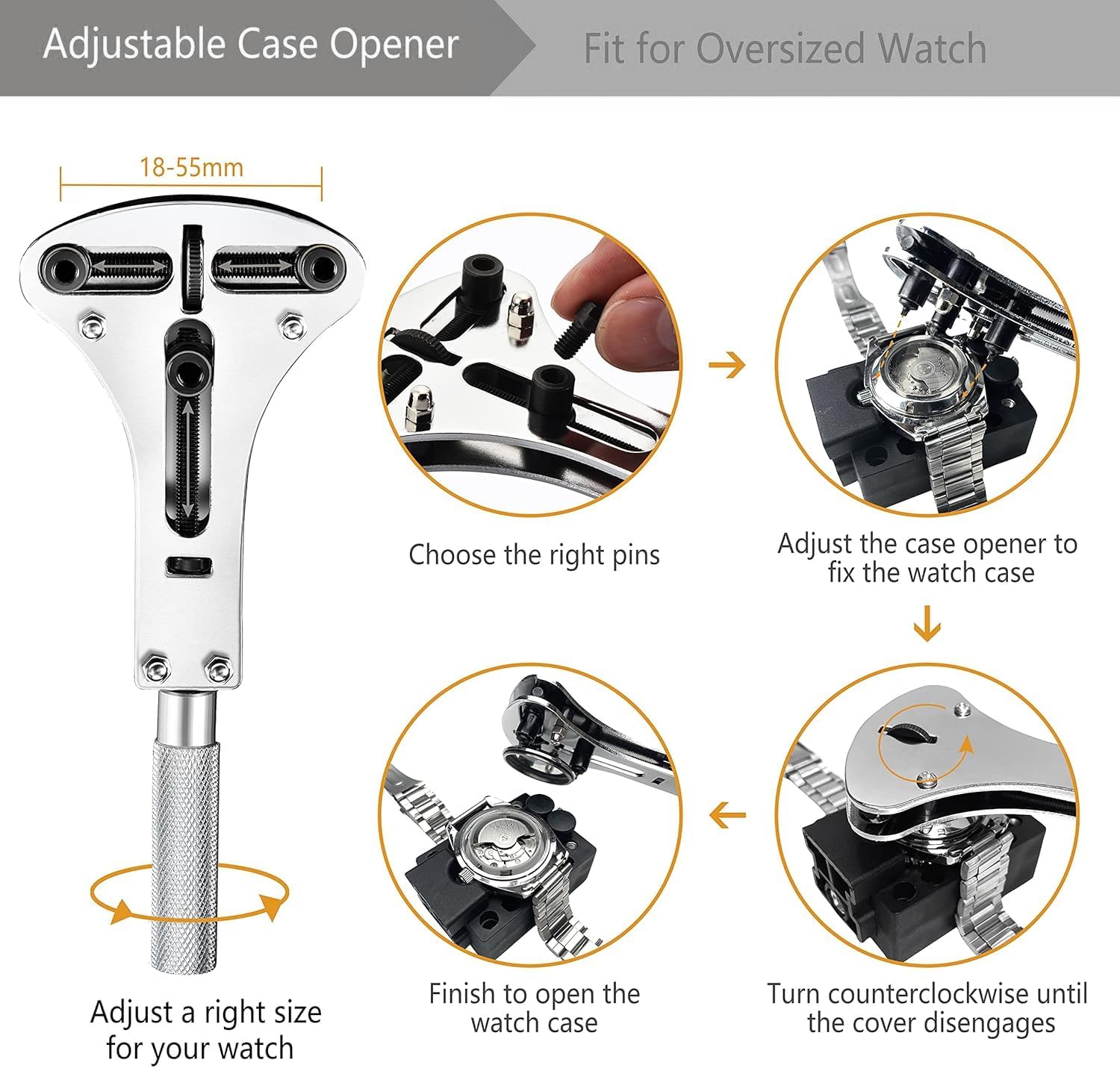 Watch Repair Kit 149IN1: Watch Link Removal & Battery Replacement | Complete Watch Repair Tools & Kits - Easy to