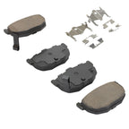 QUALITY-BUILT Premium Ceramic Rear Brake Pads w/Hardware BP0323C