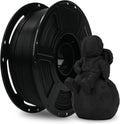 PLA Filament 1.75mm +/- 0.02mm, Matte Black 3D Printer Filament 1kg (2.2lbs) Spool, Excellent Printing Performance