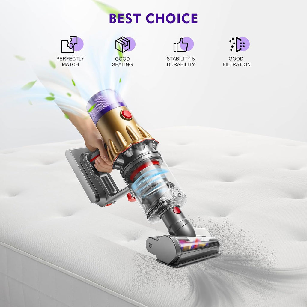 SWAZVAC Dust Bin Compatible with Dyson V12, V12 Detect Slim, Vacuum Cleaner, Compatible with SV18, SV20, SV30, SV46, SV49 Models